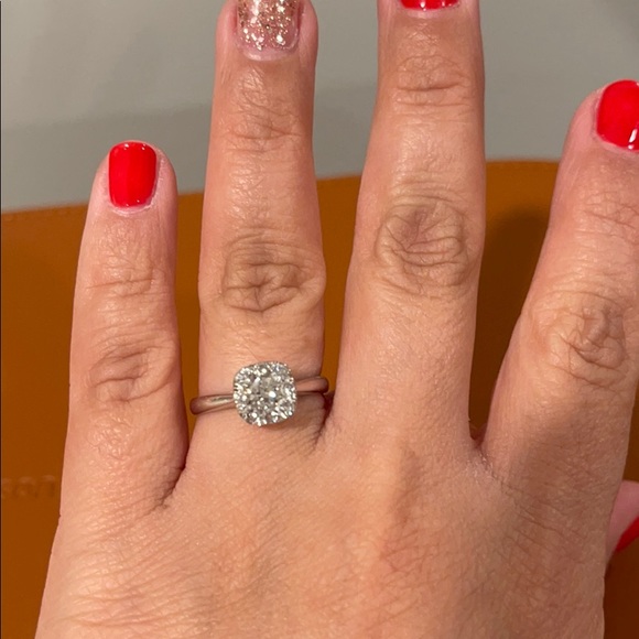 14K WG mined diamond ring 💍 - Picture 4 of 9